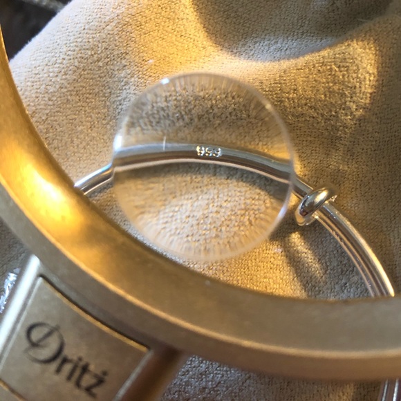 Pure Silver Bangle Bracelets - Picture 4 of 5